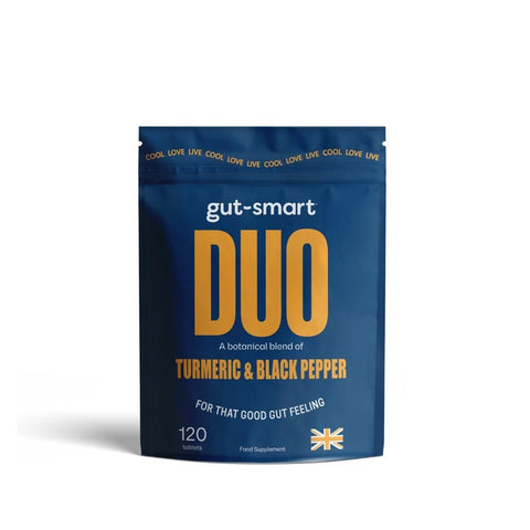 Gut Smart Duo Turmeric & Black Pepper 120 Tablets