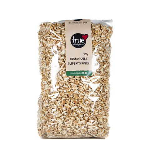True Natural Goodness Organic Spelt Puffs Honey 375g