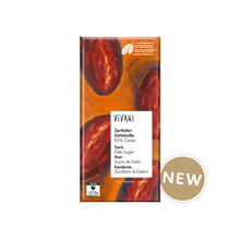 Vivani Organic Chocolate Dark Date Sugar 60% Cacao 80g