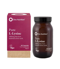One Nutrition L-Lysine 1000mg 60 Cap (500mg per cap)