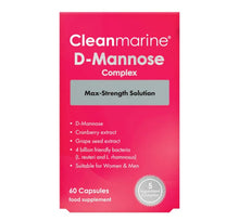 Cleanmarine D-Mannose Complex Max Strength 60 Capsules