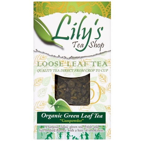 Lily's Tea Shop Organic Lily's Gunpowder Green Tea 50g