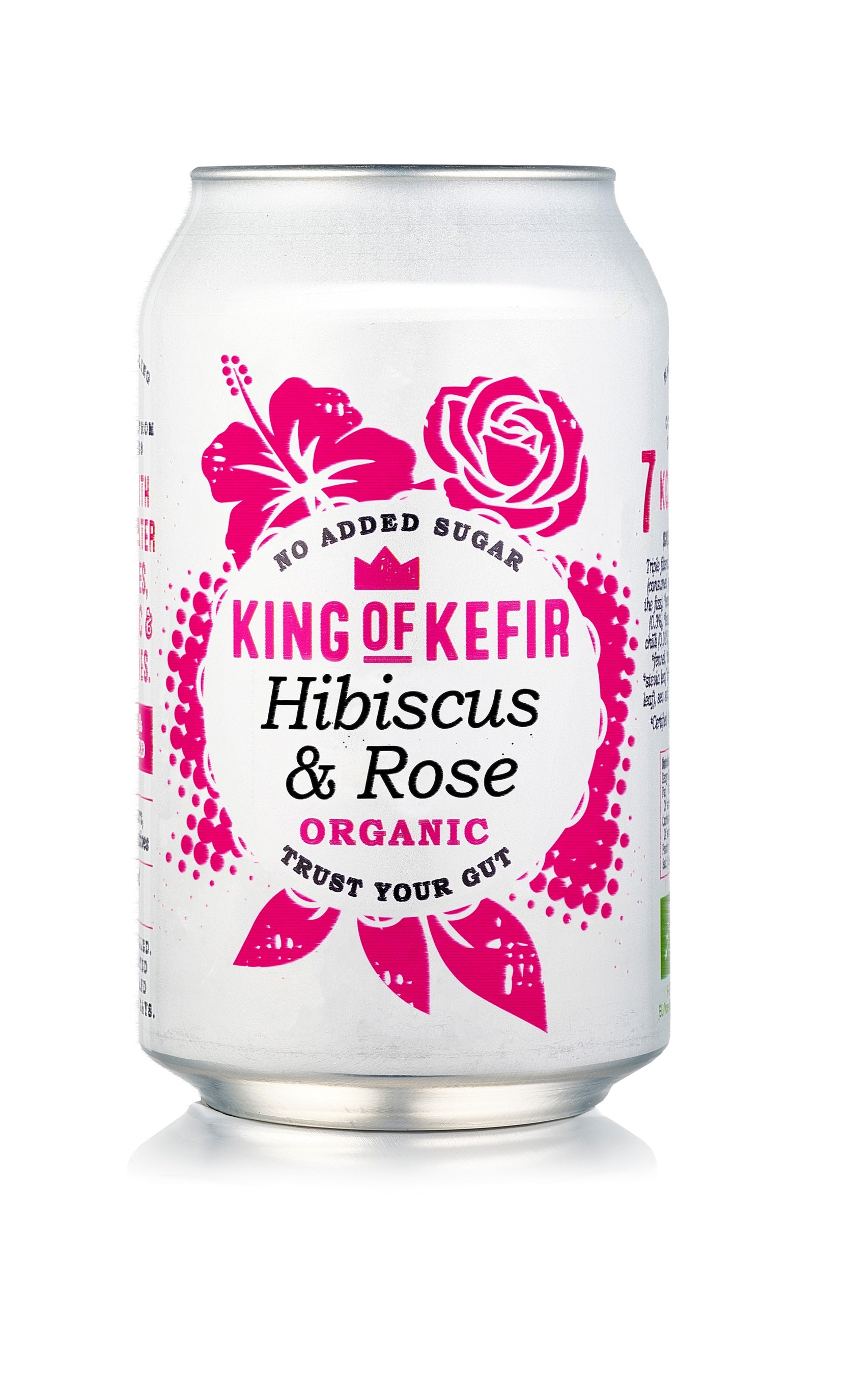 King Of Kefir Organic Hibiscus and Rose 330ml Cans
