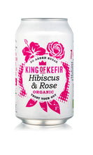 King Of Kefir Organic Hibiscus and Rose 330ml Cans