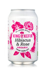 King Of Kefir Organic Hibiscus and Rose 330ml Cans