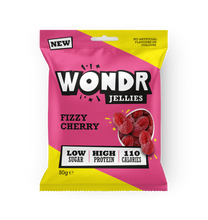 Wondr Jellies Fizzy Cherry 50g - Low Sugar High Protein Sweets