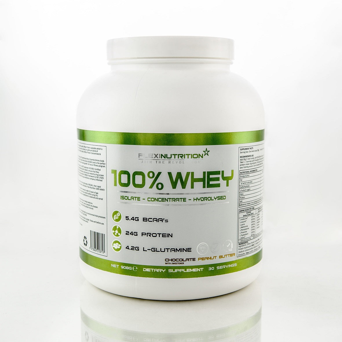 Flexi Nutrition Whey Caramel Biscuit 908g