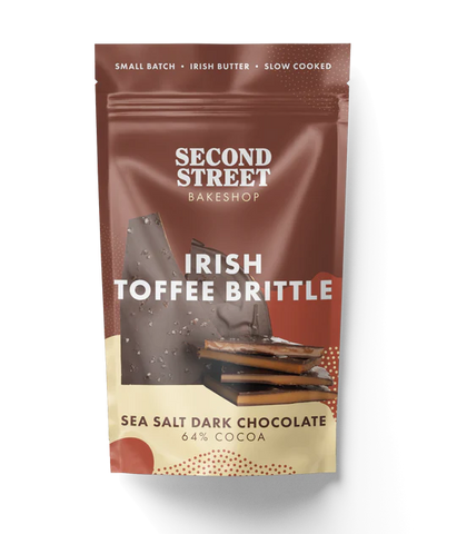Second Street Bakeshop Sea Salt Toffee Brittle Dark Chocolate 90g
