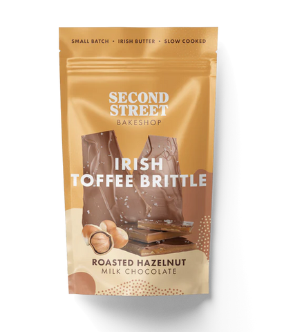 Second Street Bakeshop Roasted Hazelnut Toffee Brittle Milk Chocolate 90g