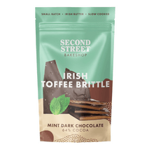 Second Street Bakeshop Mint Toffee Brittle Dark Chocolate 90g