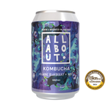 All About Kombucha Organic Blueberry & Mint Can 330ml