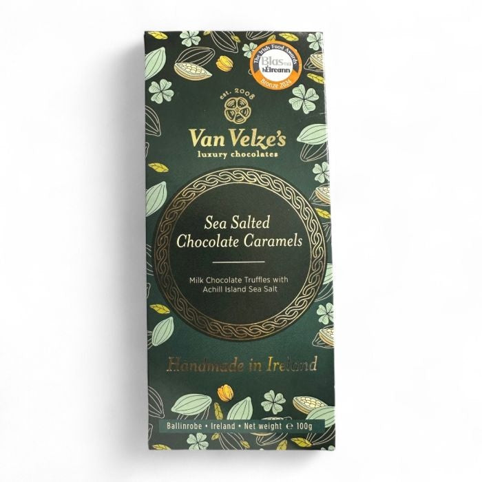 Van Velze's Sea Salted Milk Chocolate Caramels 100g