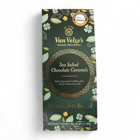 Van Velze's Sea Salted Milk Chocolate Caramels 100g