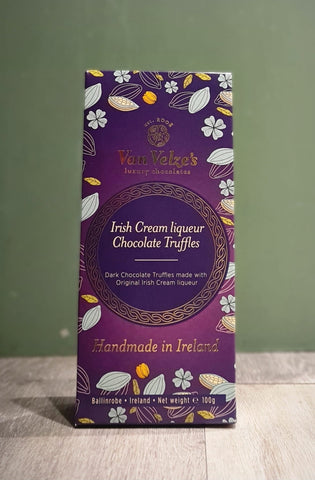 Van Velze's Irish Cream Liqueur Chocolate Truffles 100g