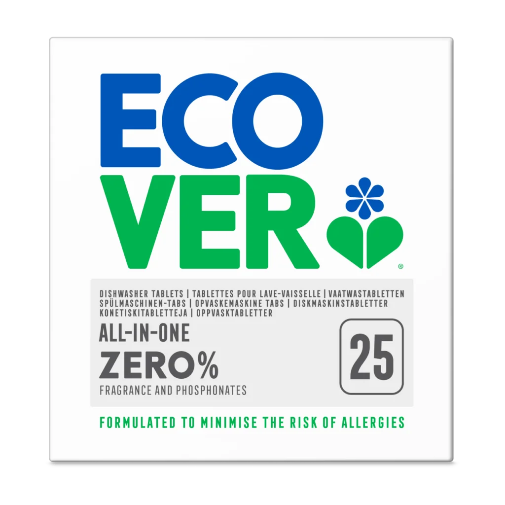 Ecover Dish Washer Tablets Zero 25 x 20g tablets