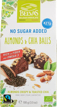 Belvas Organic Almonds Chia Ball Truffles No Added Sugar 100g