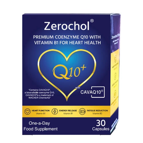 Zerochol Premium Coenzyme Q10 with Vitamin B1 and B2 30tabs