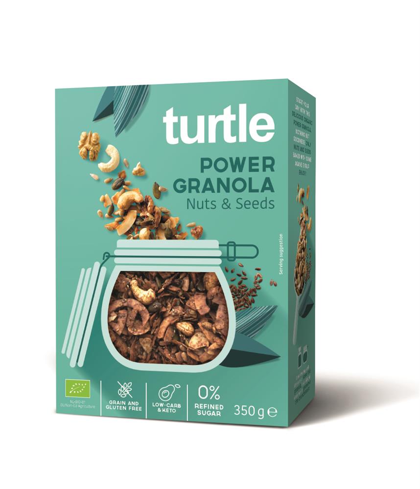 Turtle Power Granola Nuts & Seeds 350g Gluten Free