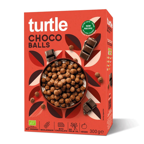 Turtle Organic Chocoballs 300g