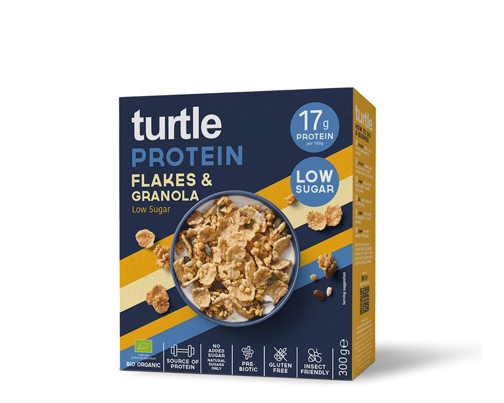 Turtle Organic Protein Flakes & Granola 300g