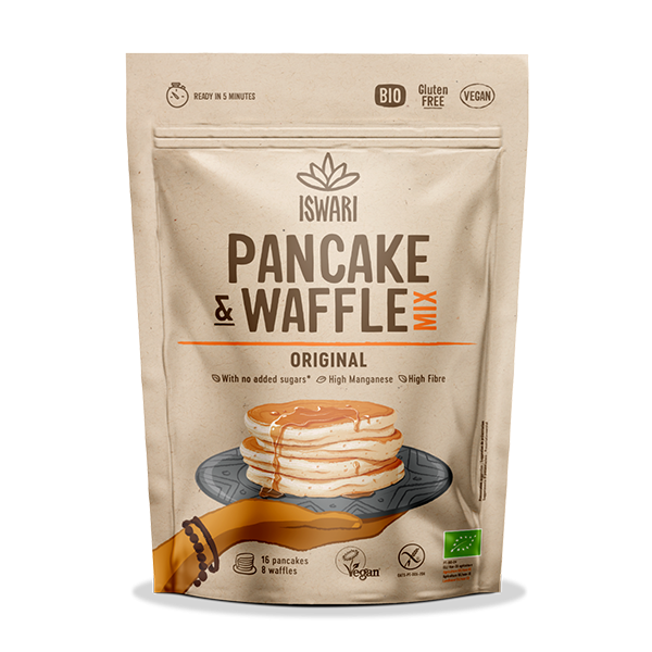Iswari Organic Pancake Waffle Mix Original 400g