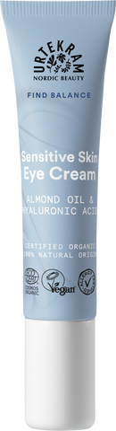 Urtekram Organic Fragrance Free Eye Cream 15ml Sensitive Skin