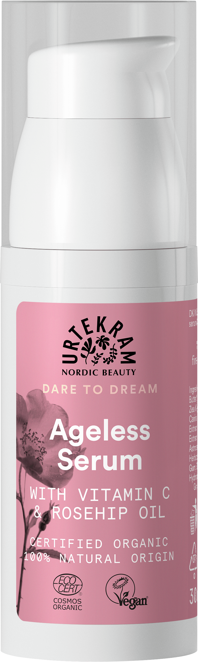 Urtekram Organic Soft Wild Rose Ageless Serum 30ml