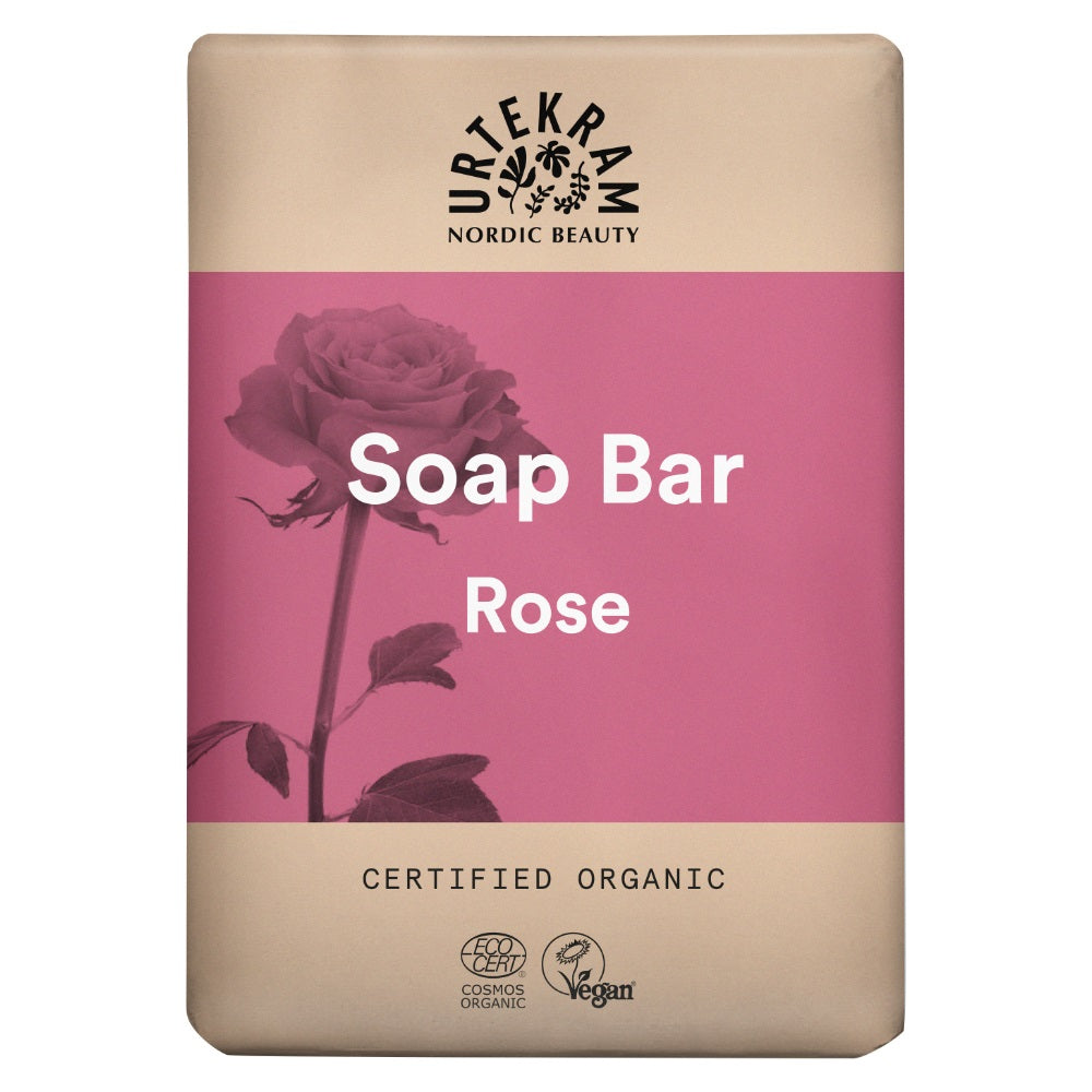 Urtekram Organic Rose Soap Bar 100g