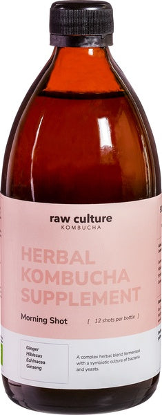 Raw Culture Kombucha Organic Kombucha Morning Shot 500ml