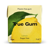 True Gum Plastic Free Sugar Free Lemon Chewing Gum 21g
