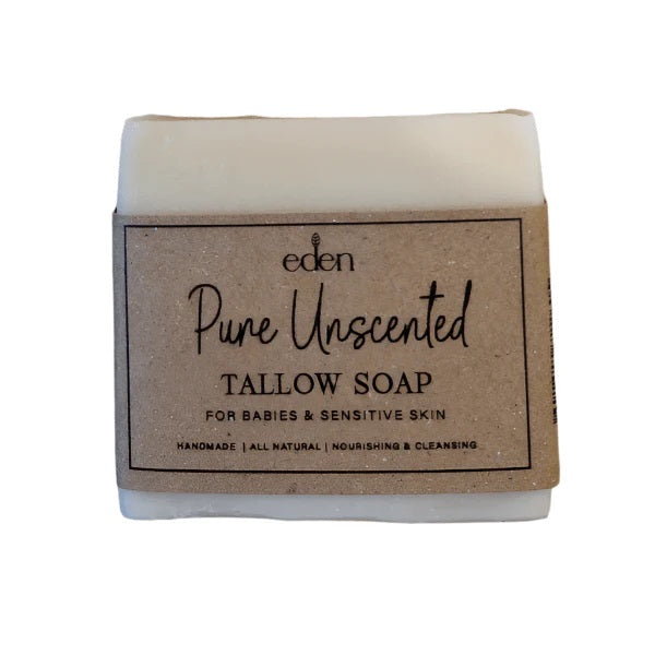 Eden Tallow Soap Unscented Pure - Baby & Sensitive