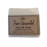 Eden Tallow Soap Unscented Pure - Baby & Sensitive