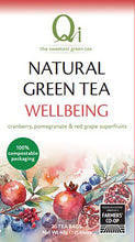Qi Green Tea Natural Green Tea Wellbeing 20 Bags