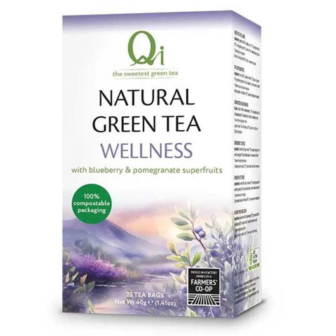 Qi Green Tea Wellness Tea 25 Bags