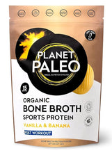 Planet Paleo Organic Bone Broth Sport Protein - Vanilla & Banana 240g