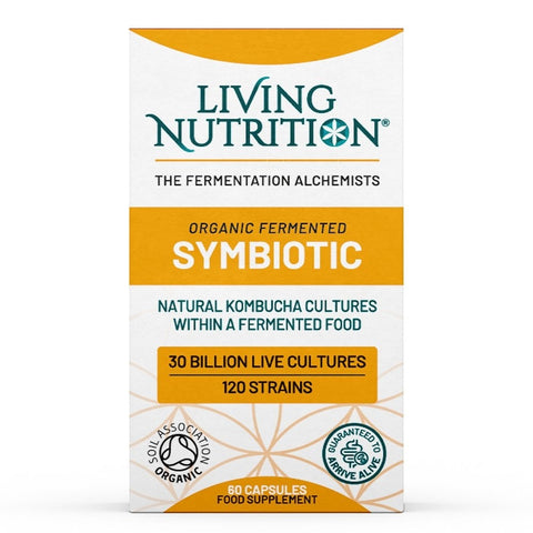 Living Nutrition Organic Fermented Symbiotic 60 Caps