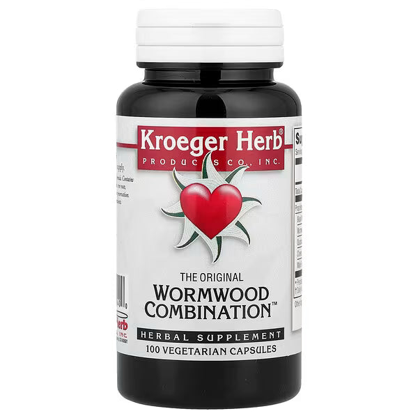 Kroeger Herb Co Wormwood Combination 100 Vegetarian Capsules