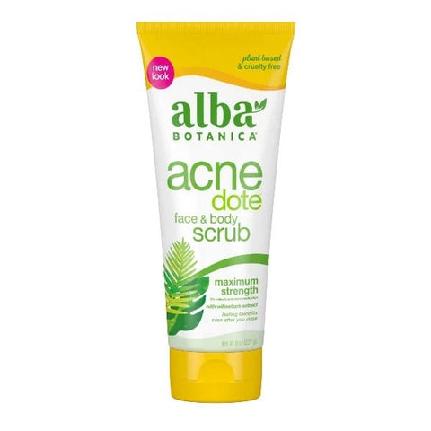 Alba Botanica Acne Dote Face & Body Scrub 227g