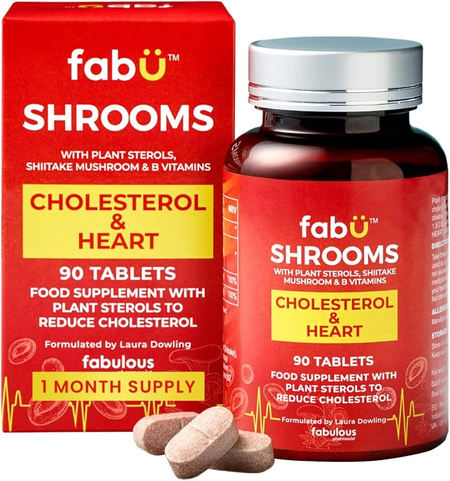 fabU Shrooms Cholesterol & Heart 90caps