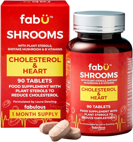 fabU Shrooms Cholesterol & Heart 90caps