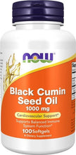 Now Foods Black Cumin Seed Oil 1000mg 100 Caps