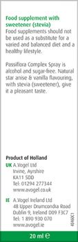 A Vogel Passiflora Spray 20ml
