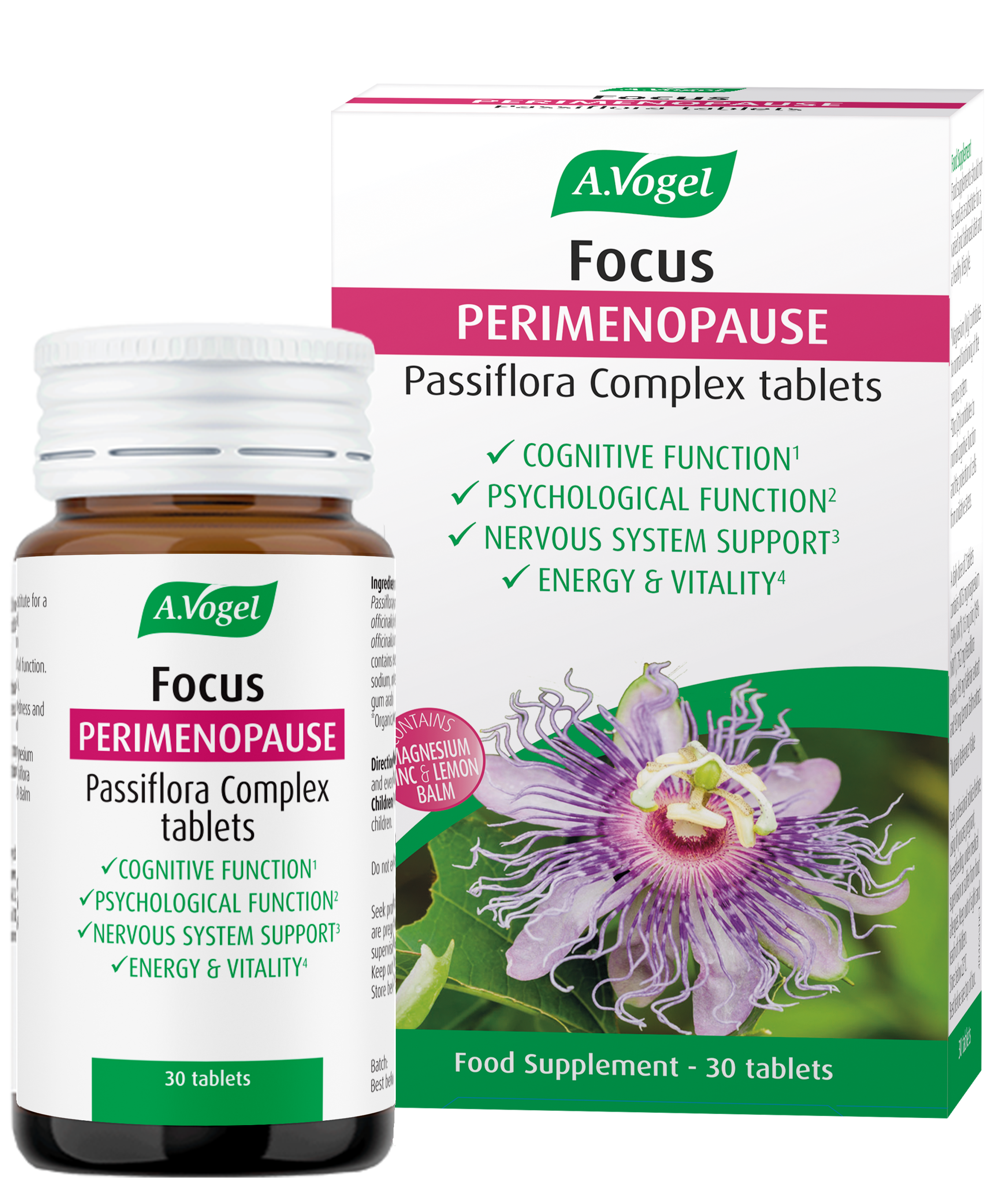A.Vogel Focus Perimenopause Passiflora Complex Tablets 30caps