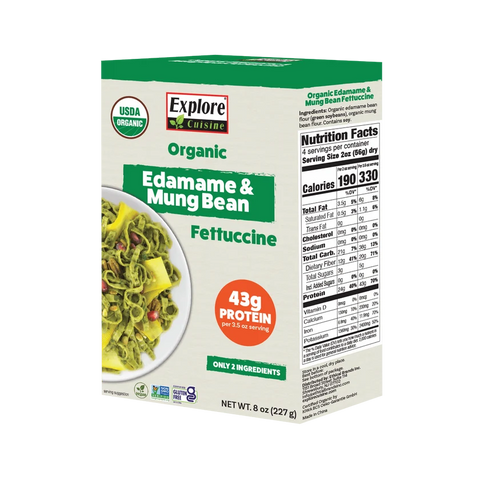 Explore Cuisine Organic Edamame & Mung Bean Fettucine 200g GF