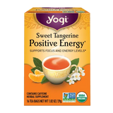 Yogi Organic Positive Energy Tea Sweet Tangerine 16 Bags 30.6G
