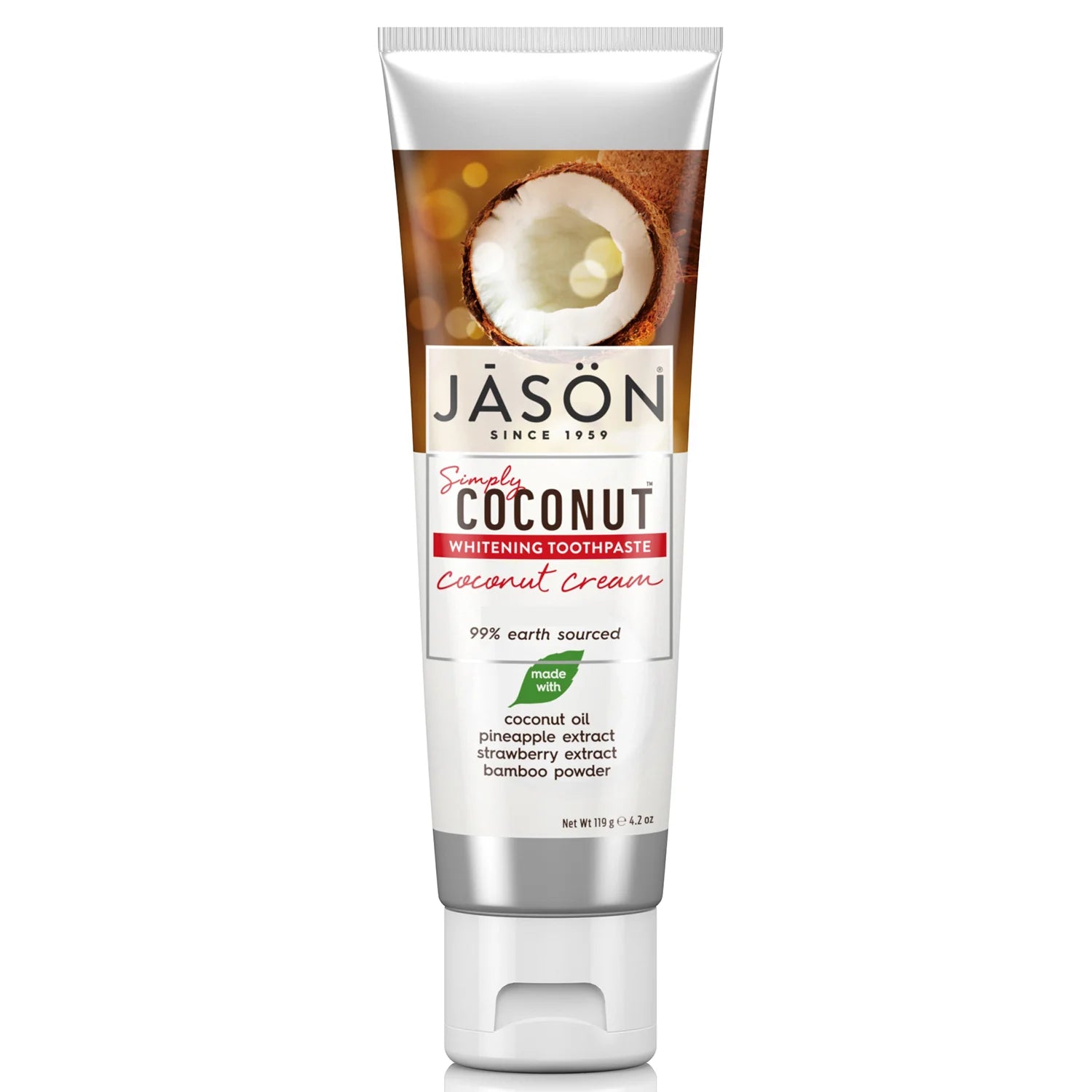 Jason Coconut Cream Whitening Toothpaste 119g