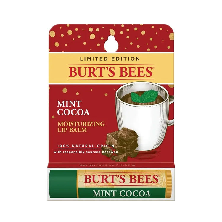 Burts Bees Lip Balm Mint Cocoa - Limited Edition