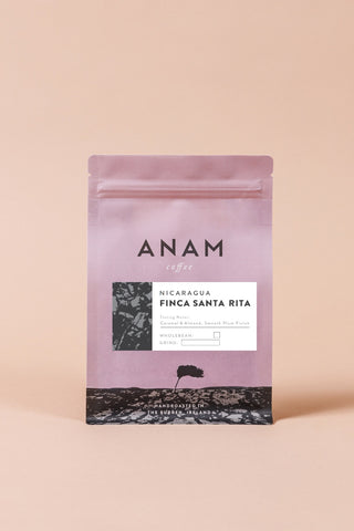 Anam Coffee Nicaragua Finca Santa Rita Wholebean 250g