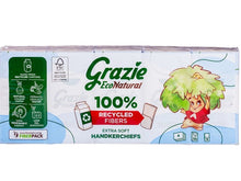 Grazie Natural Extra Soft Handkerchief Tissues 9 pack