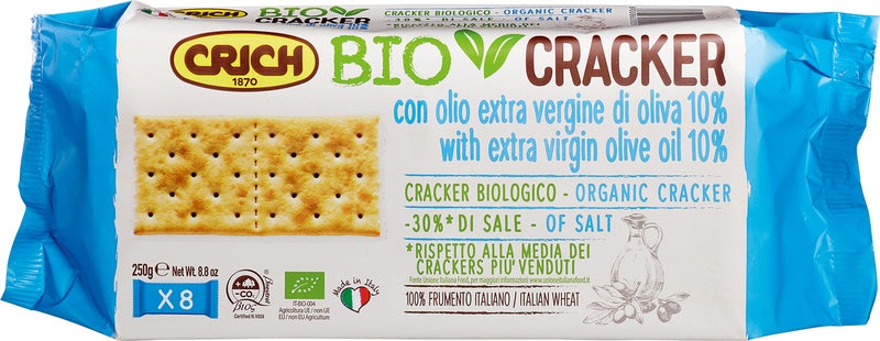 Crich Organic Crackers With Extra Virgin Olive Oil 8*31.25g
